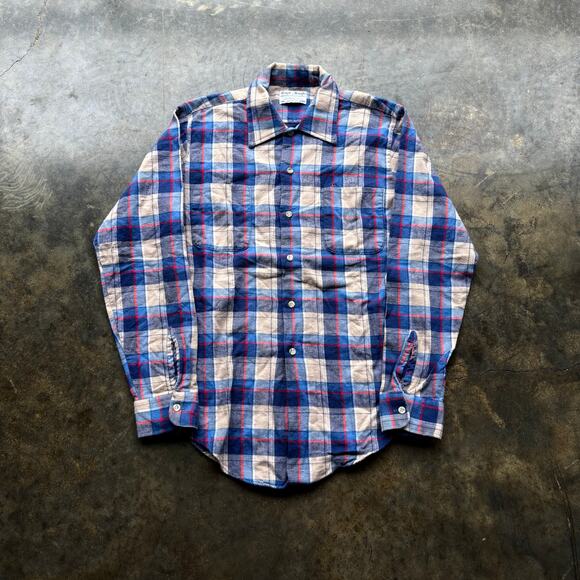 True‎ Vintage Button Up Flannel Shirt - Picture 1 of 4